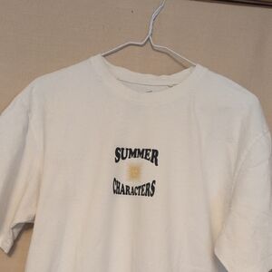 Summer Characters STWD Made In Turkey Vintage Rare T-Shirt Size Large